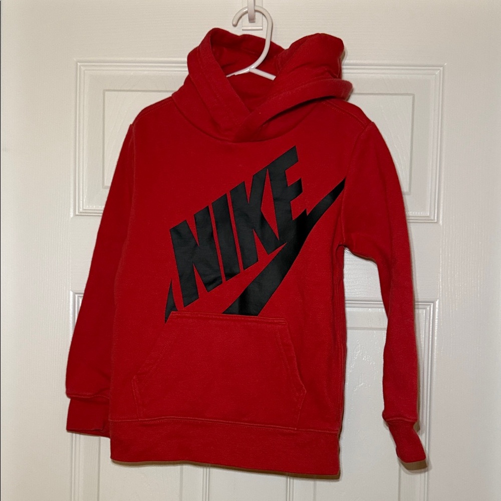 Nike Red Pullover with Black Swoosh